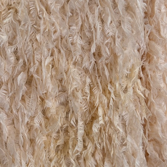 Shaggy cream cardigan bohemian festival jacket size s|m - Picture 8 of 10
